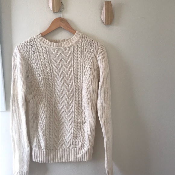 Marine Layer Sweaters - Marine Layer cable knit sweater- small